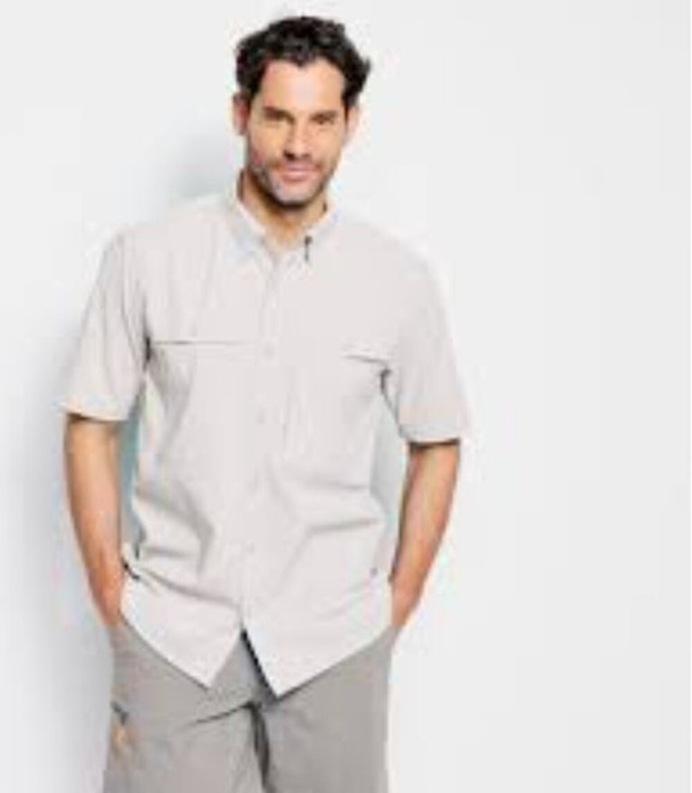 Orvis Open Air Caster Fishing Shirt XXL White UPF Vent Quick Dry Travel Gorpcore